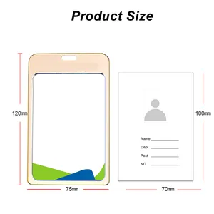 Custodia in metallo per porta carte di credito con nome identificativo in PVC colorato unico in alluminio colorato per affari