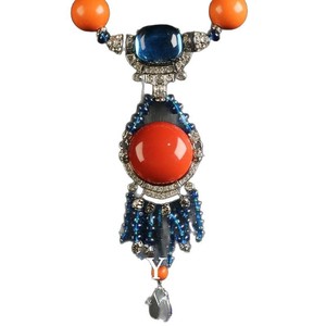 Nuova Collana Vintage con Ciondolo a Nappa Stile Industriale e Perline, Gioiello da Donna Elegante e Versatile in Stile Antico - Product Image 5