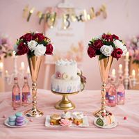 1 bouquet de fleurs en soie, roses artificielles, centre de table, décoration de mariage, boules de fleurs pour réception, événement