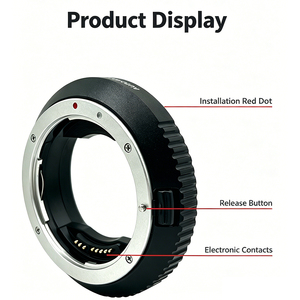 Kampo EF-GFX II เมาท์อะแดปเตอร์ EF/EF-S เพื่อ GFX เมาท์สำหรับ Canon ef/EF-S เลนส์ไปยัง Fujifilm GFX-Mount camx 50S <span class=keywords><strong>GFX100</strong></span> - Product Image 6