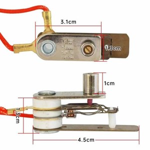 YCD หม้อหุงข้าวไฟฟ้า สวิตช์แรงดัน 3.1x1.3 ซม. เทอร์โมสตัทโลหะสำหรับหม้อหุงข้าวใช้ในครัวเรือน - Product Image 1