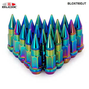Blox Racing M12X1.5 <span class=keywords><strong>Aluminium</strong></span> 50MM Écrous de roue de réglage allongés pour jantes avec pointes en forme de lance M12X1.25 BLOX750DJT - Product Image 3