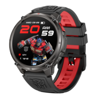 Nouvelle Montre Connectée HT50 2026, Écran IPS 1,7 Pouces, Appel Bluetooth, Batterie Longue Durée 1200 mAh, Étanchéité IP68, Boussole, Lampe Torche, Montre Sport et Fitness pour Hommes, Usage Quotidien