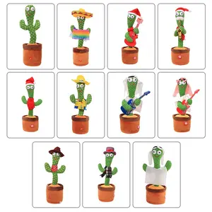 Mainan Menari Kaktus Berbicara Mainan Mewah Elektronik Berbicara Menari Menari Kaktus Berbicara