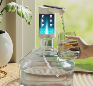 Dispensador de Agua Eléctrico Plegable de 5 Galones con USB Tipo C, Bomba Recargable Automática Portátil, Jarra con Bomba Doble - Product Image 1