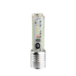 NUOVA Torcia LED Bianca a Lunga Gittata 30W con Zoom Trasparente Fluorescente con Clip e Magnete Luce Tattica Brillante per Esterni - Product Image 5