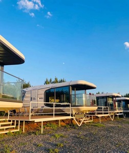 Casa prefabricada, cápsula espacial, contenedor de Hotel, cápsula para dormir, Modular, móvil para exteriores, pequeña cabaña para casa, Camping Modular - Product Image 5