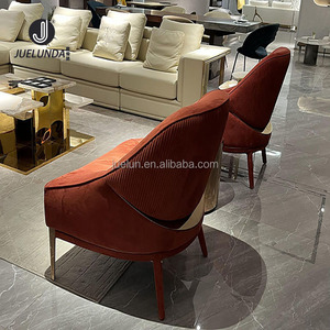 <span class=keywords><strong>Diseño</strong></span> italiano <span class=keywords><strong>de</strong></span> lujo <span class=keywords><strong>Individual</strong></span> Naranja Color moderno Sillones Sillón <span class=keywords><strong>de</strong></span> acero inoxidable Silla <span class=keywords><strong>de</strong></span> terciopelo Salón - Product Image 3