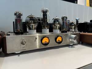 Классический усилитель Mona 220В 8Вт*2 для домашнего Hi-Fi с металлическим корпусом и ламповым усилителем GP-EL34 класса A с односторонним подключением 2.0 - Product Image 3