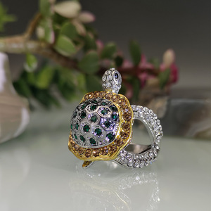 Anello a forma di tartaruga, accessori di moda dal design naturale per l'uso quotidiano - Product Image 2