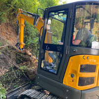 Moteur EPA Kubota 4 tonnes Nouveau Crawler Digger Farm Mini Bagger Home Compact Excavators Mini Excavator Machine