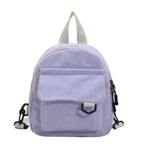 Zaino Unisex in Velluto a Coste Retrò <span class=keywords><strong>per</strong></span> Bambini, Vendita all'Ingrosso di Borse Scolastiche Colorate <span class=keywords><strong>per</strong></span> Ragazzi e Ragazze - Product Image 1