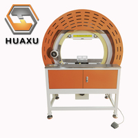Machine d'enroulement orbitale HS-P120 pour films PE, pour emballages en papier imprimé et plastique souple, avec tension réglable et regroupement efficace