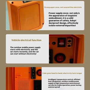 Solar1000W Outdoor Mobile <b>Power</b> Supply 220V Lithium Iron Phosphate <b>UPS</b> MPPT Solar Panel US Pure Sine Wave 110V Mobile <b>Power</b> - Product Image 4