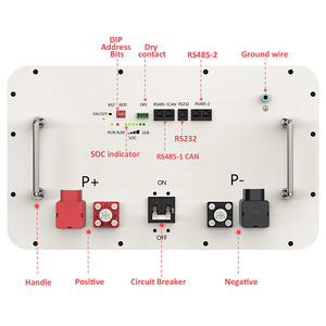 Sistema de Batería de Almacenamiento de Energía Doméstica Vertical Lifepo4 de 16KWh 48V/51.2V 314Ah con BMS Inteligente JK V19 Integrado, Disponible en Polonia - Product Image 5