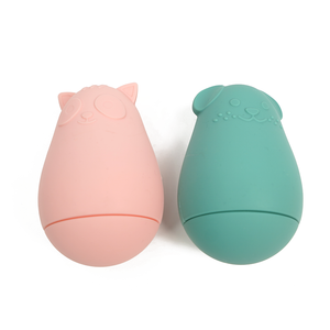 Động vật con chó cú miễn phí BPA Silicone bé tắm Đồ chơi thiết lập phun nước tắm vòi sen đồ chơi cho trẻ mới biết đi tái sử dụng bồn tắm đồ chơi - Product Image 1