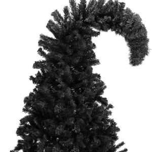 DIY <b>Halloween</b> Black Curved Christmas <b>Tree</b> Decoration - Product Image 4