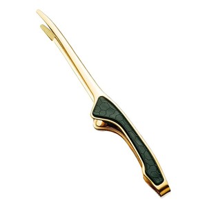 Popular 430 Korean BBQ tongs, Japanese style gold anti-scalding pointed tongs, barbecue buffet steak tongs with rubber handles - Product Image 5