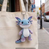 Nouveau Porte-clés Peluche Dragon Lait Pleurant Salamandre Peace Elite, Pendentif Mignon Tombe des Disparus en Coton PP, à partir de 14 ans