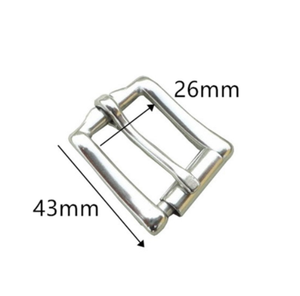 고품질 공장 도매 새로운 스테인레스 스틸 벨트 버클 롤러 샤프트 벨트 버클 말 제품 스퀘어 벨트 버클 - Product Image 4