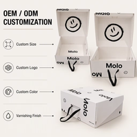 Boîte d'emballage en carton ondulé grand format de luxe, recyclée, pliable, avec logo personnalisé, couleur personnalisée, vernissage, pour chaussettes, vêtements en fourrure, chaussures