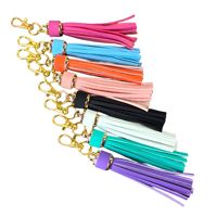 Porte-clés transfrontalier en cuir PU avec pompon, bracelet en silicone, accessoires à pompon, pendentif de sac, porte-clés en cuir