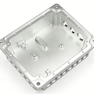 Carcasa de Radiador de Aluminio de Precisión Mecanizada por CNC |   Caja de Protección Electrónica Mecánica Personalizada - Product Image 1