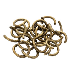 Iron Electroplated Open Ring Round DIY Jewelry Connecting Clasp Accessory Material For <b>Crafting</b> - Product Image 1