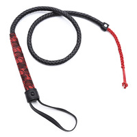 Vente en gros de super longue pagaie fouet en cuir de soie de style chinois fouet exotique punition Spanker récolte d'équitation pour le sexe