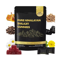 Gummies à base de Shilajit pur de l'Himalaya, enrichies en acide fulvique et oligo-éléments pour un soutien nutritionnel quotidien