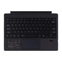 Pour Microsoft Surface Pro 7 + / 7 / 6 1109-D Ultra-mince détachable rétro-éclairage sans fil clavier étui pour tablette en cuir avec pavé tactile