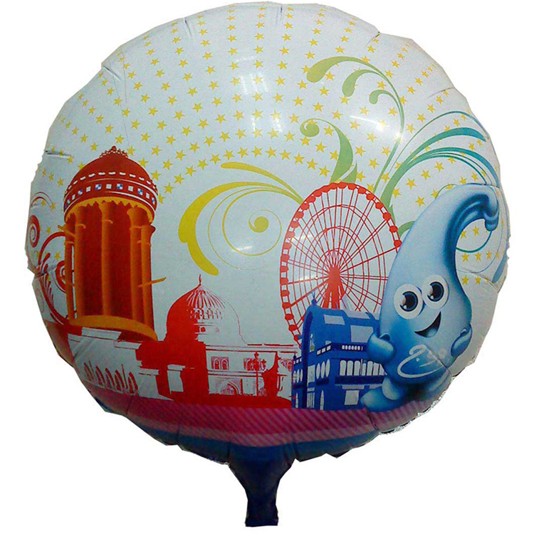Adapté aux besoins du client d'hélium d'hélium de forme de 18 pouces feuille mylar ballons