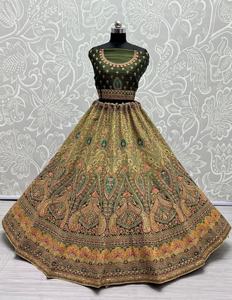 ชุดกระโปรงเจ้าสาวผ้าบางลายปักแบบหนาชุดปาร์ตี้สำหรับงานแต่งงาน - Product Image 6