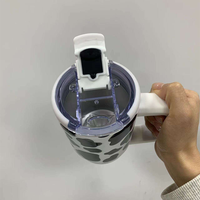 Gobelet de voyage personnalisé en usine 2026, en acier inoxydable, sous vide, réutilisable, pour boire du café chaud et froid, gobelet isotherme anti-fuite