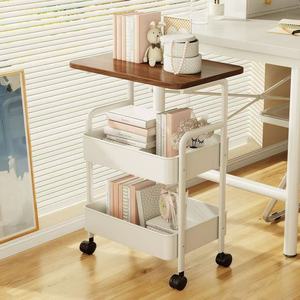 Chariot de rangement mobile à 3 niveaux en aluminium pour salon de beauté, avec 4 roues, pour outils de coiffure et spa, idéal pour la salle de bain - Product Image 5