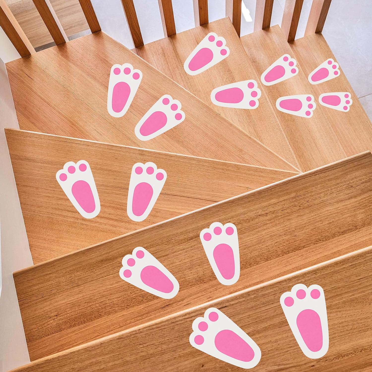 Easter Bunny Paw Print Stickers Floor Clings Animal Feet Rabbit Easter Bunny Paw Print Stickers Floor Clings Animal Feet Rabbit