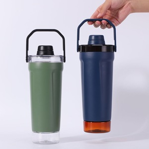 Venta al por Mayor de Vasos Mezcladores de Acero Inoxidable 304 de Doble Pared y 20 oz/591 ml, Herméticos, con Asa, para Negocios de Venta en Línea - Product Image 4