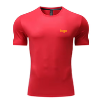 T-shirt de sport personnalisé pour homme, uniforme d'équipe, t-shirt de course avec impression de logo, vêtements de sport respirants, t-shirt anti-transpiration