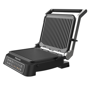 Nueva Tostadora de 4 Rebanadas con Rotación de 180 Grados, Revestimiento Antiadherente, Parrilla Eléctrica Interior sin Humo, Comercial, con Termostato, Directo de Fábrica - Product Image 1