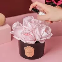 Fleur artificielle de rose éternelle parfumée longue durée pour intérieur avec huile aromatique en spray