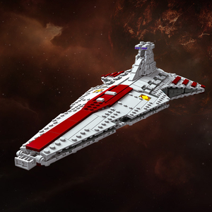 Bộ đồ chơi lắp ráp mô hình máy bay JIESTAR TOYS tỷ lệ 1:8, 960 mảnh, bán buôn, mô hình tàu khu trục, máy bay chiến đấu, tàu tuần dương tấn công Star Venator - Product Image 4