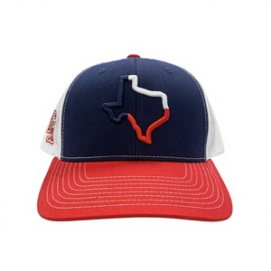 Casquette Trucker Réglable à Broderie 3D, Dos en Maille Blanche, Bicolore, Style Décontracté Américain, Fabriquée au Vietnam, Qualité Supérieure - Product Image 1