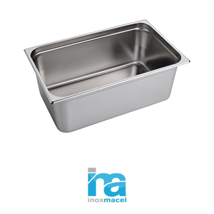 Recipiente para Alimentos GN 1/1 de Acero Inoxidable 18/10, 53 × 32.5 × 20 h cm, 2012 g, Inox Inox Macel - Product Image 4