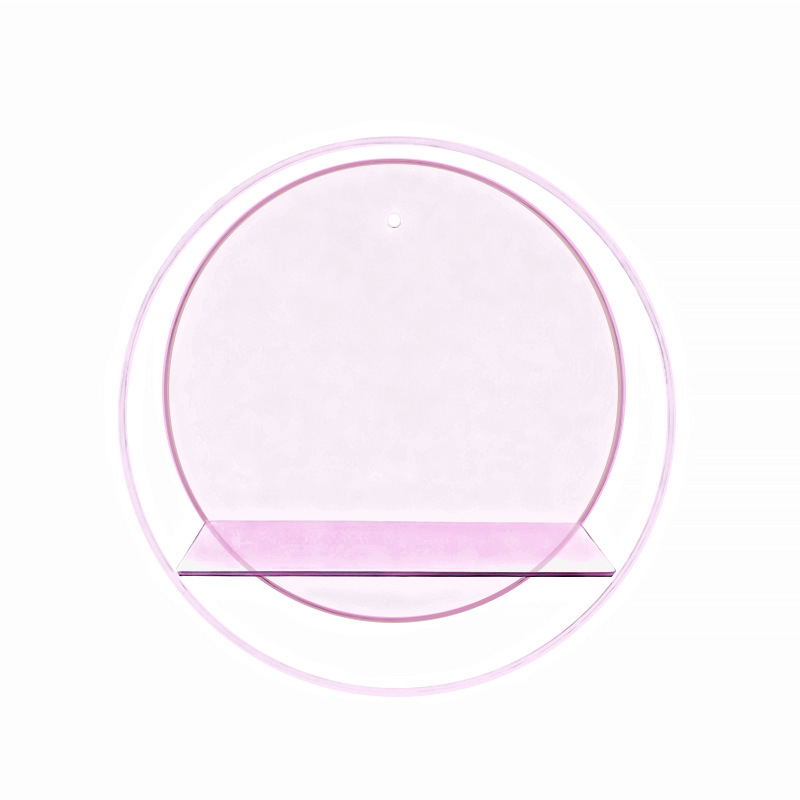 Round shelf pink-2597cm