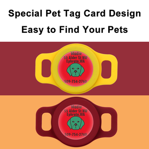 Hot Pet Mèo Cổ Áo Không Khí Nhỏ Tag Trường Hợp Chủ Chống-Bị Mất Silicone Bảo Vệ Bìa Cho Apple Airtags Tracker Với ID Thẻ Tên - Product Image 5