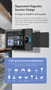 Tuya F8 Smart Home Central Control Screen Built-in Zigbee Gateway Dual 86 Box Design Background Music &amp; Knob Control - Product Image 4