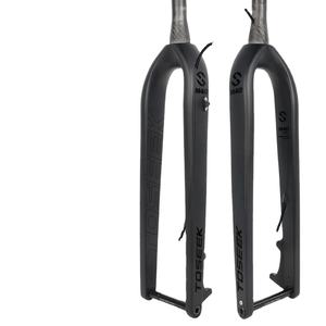 <span class=keywords><strong>Fourche</strong></span> <span class=keywords><strong>rigide</strong></span> en fibre de carbone TOSEEK <span class=keywords><strong>Boost</strong></span>, frein à disque, 15*100/110, passage de câbles entièrement interne pour VTT - Product Image 1
