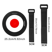 Soccer Target Disc Hockey Training Goal Equipment avec ruban réglable pour le hockey, le football, l'agilité réactive du baseball