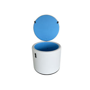 新しい形の氷浴槽回復浴槽グレーブルーカラープラスチックカスタマイズされた屋外コールドプランジSPA浴槽 - Product Image 2