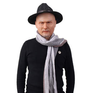 Lifelike simulation realistic masquerade show face changing Silicone headgear comfort mask - Product Image 6